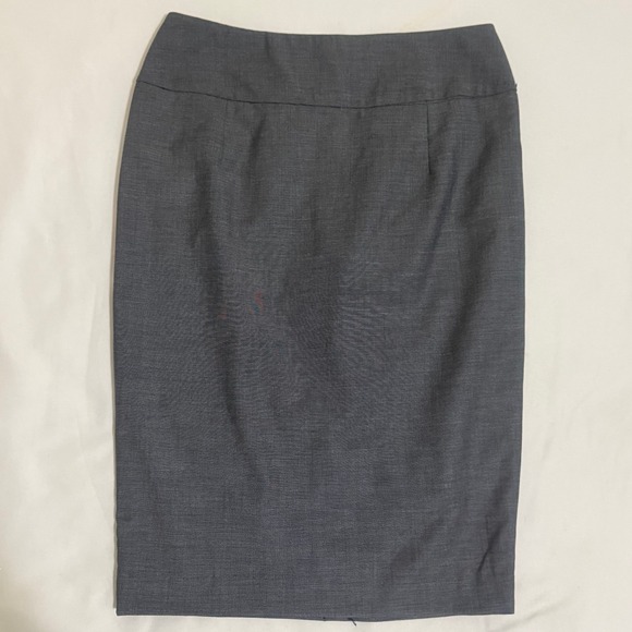 Mossimo Denim Dresses & Skirts - Mossimo Stretch Pencil Skirt Gray Business‎ Casual Career Size 2